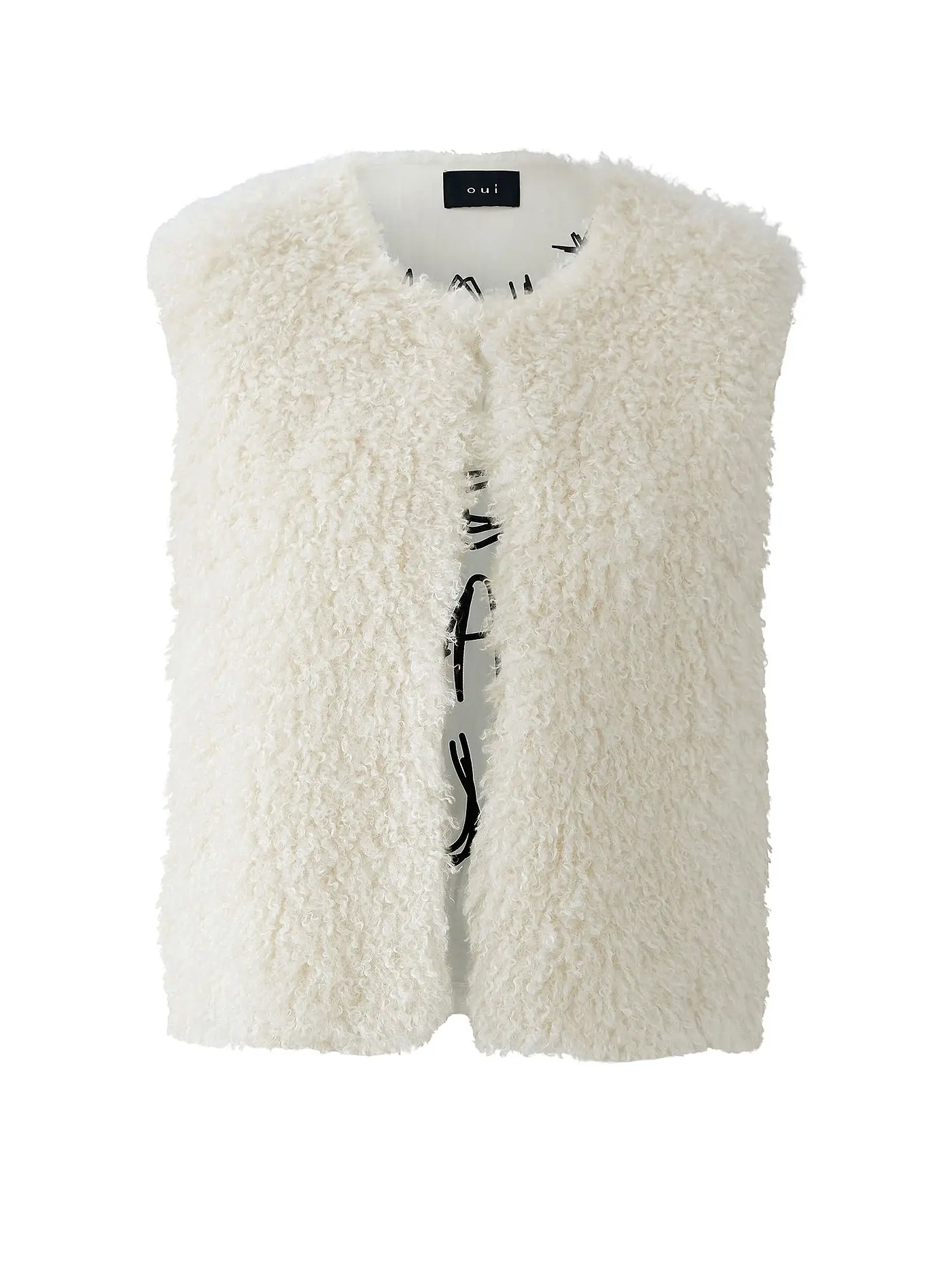 OUÍ | Gilet in Felloptik | 